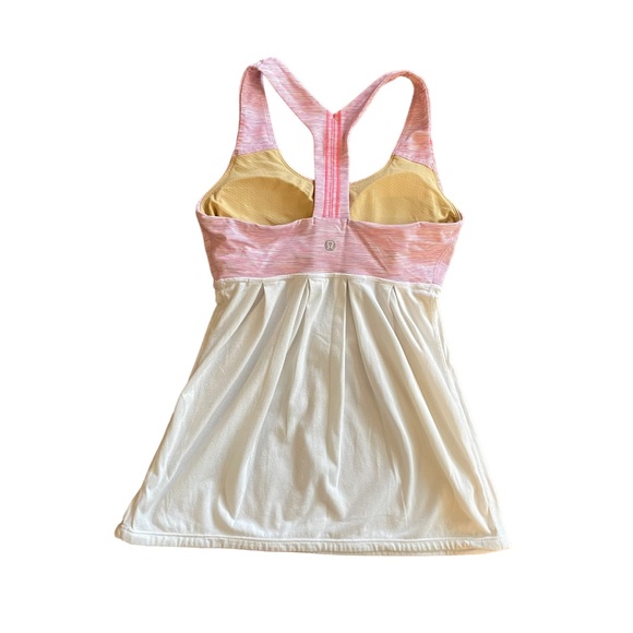 Lululemon Power Dance Tank Yoga Racerback Padded Sport Bra Size 4 - Picture 2 of 5